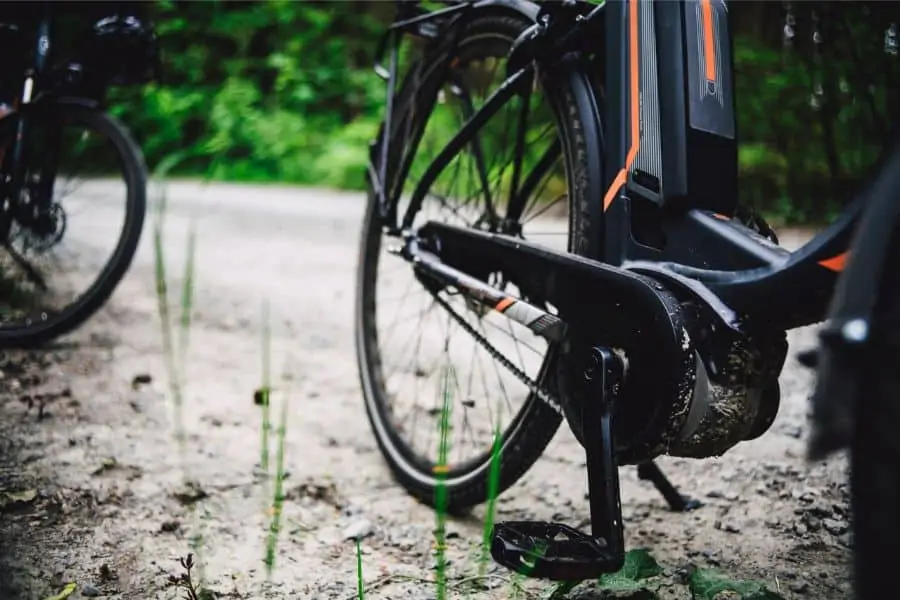 ebike on mountain trail